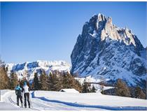 Cross country skiing Seiser Alm