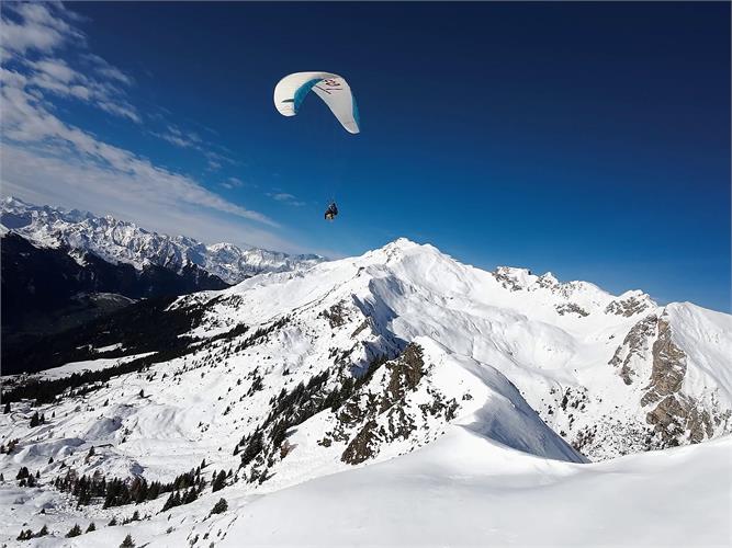 Gleitschirmfliegen am Rosskopf