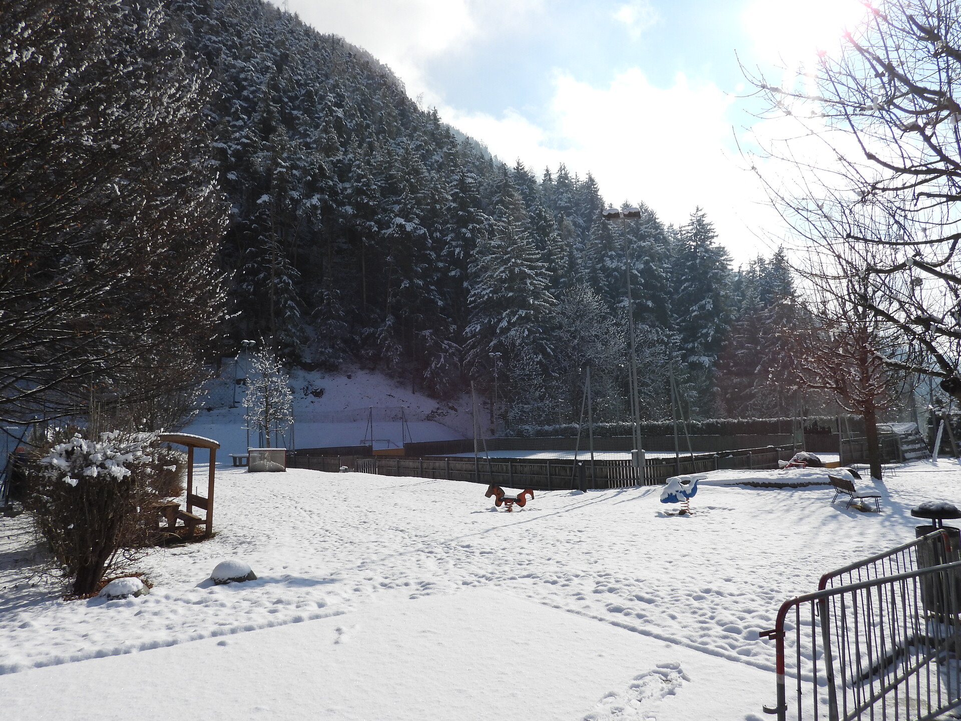 Natural Ice Rink  Kiens playing field 
