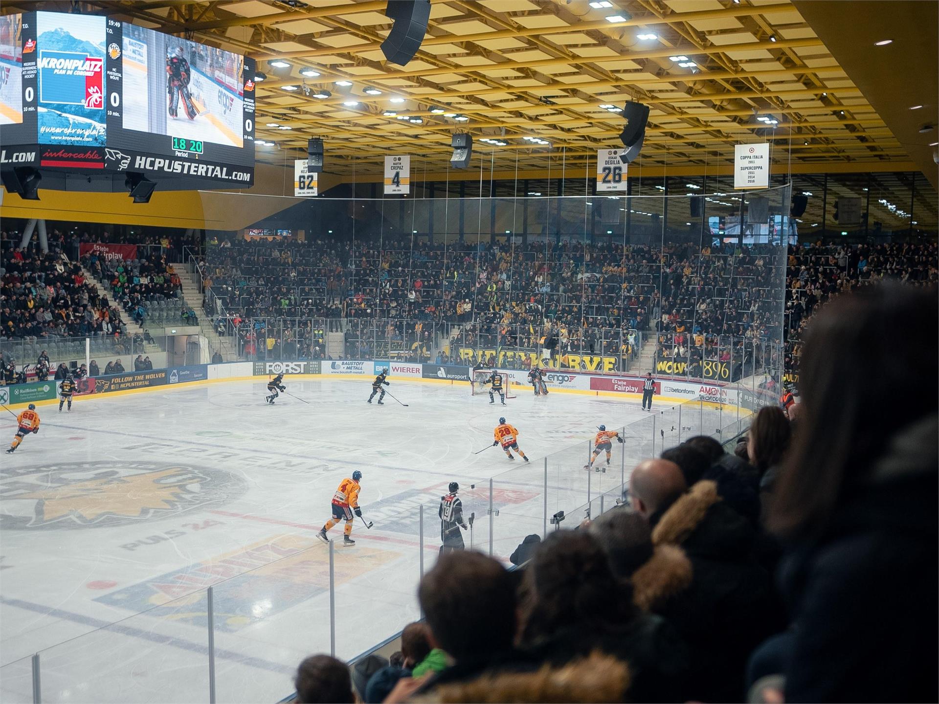 Eishockeyspiel: HC Pustertal - spusu Vienna Capitals