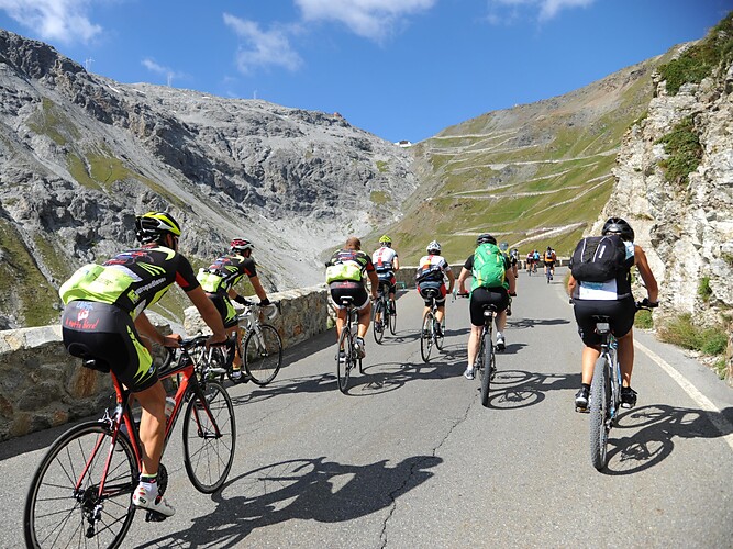 Topevenementen in het Ortlesgebied in ZuidTirol Italie Stelvio Bike Day