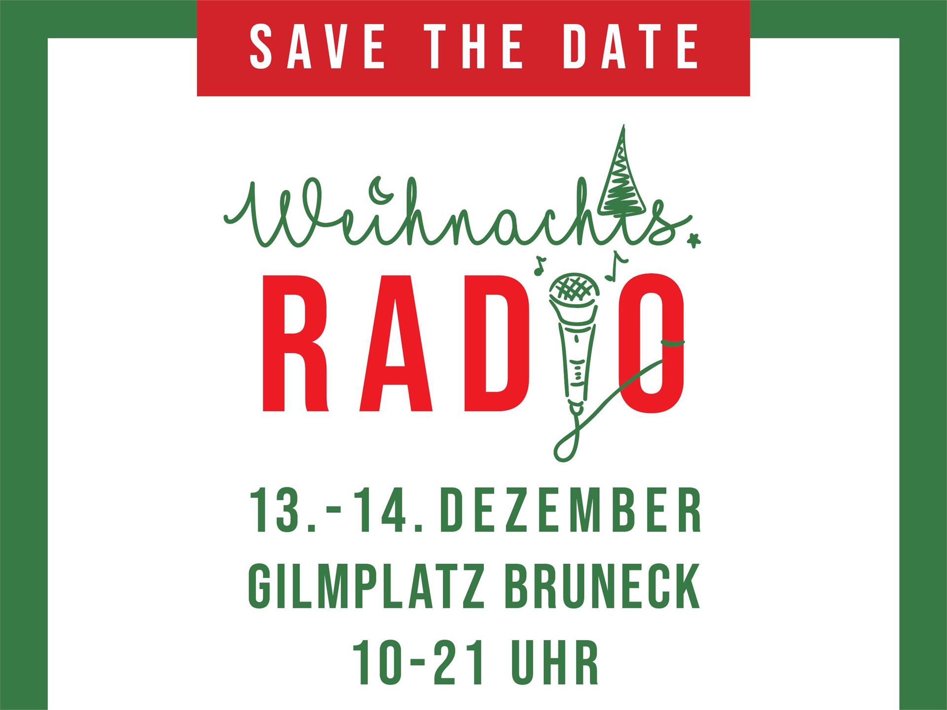 Christmas Radio at the Christmas Market Bruneck