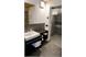 Apartment Obsidian bathroom with rain shower