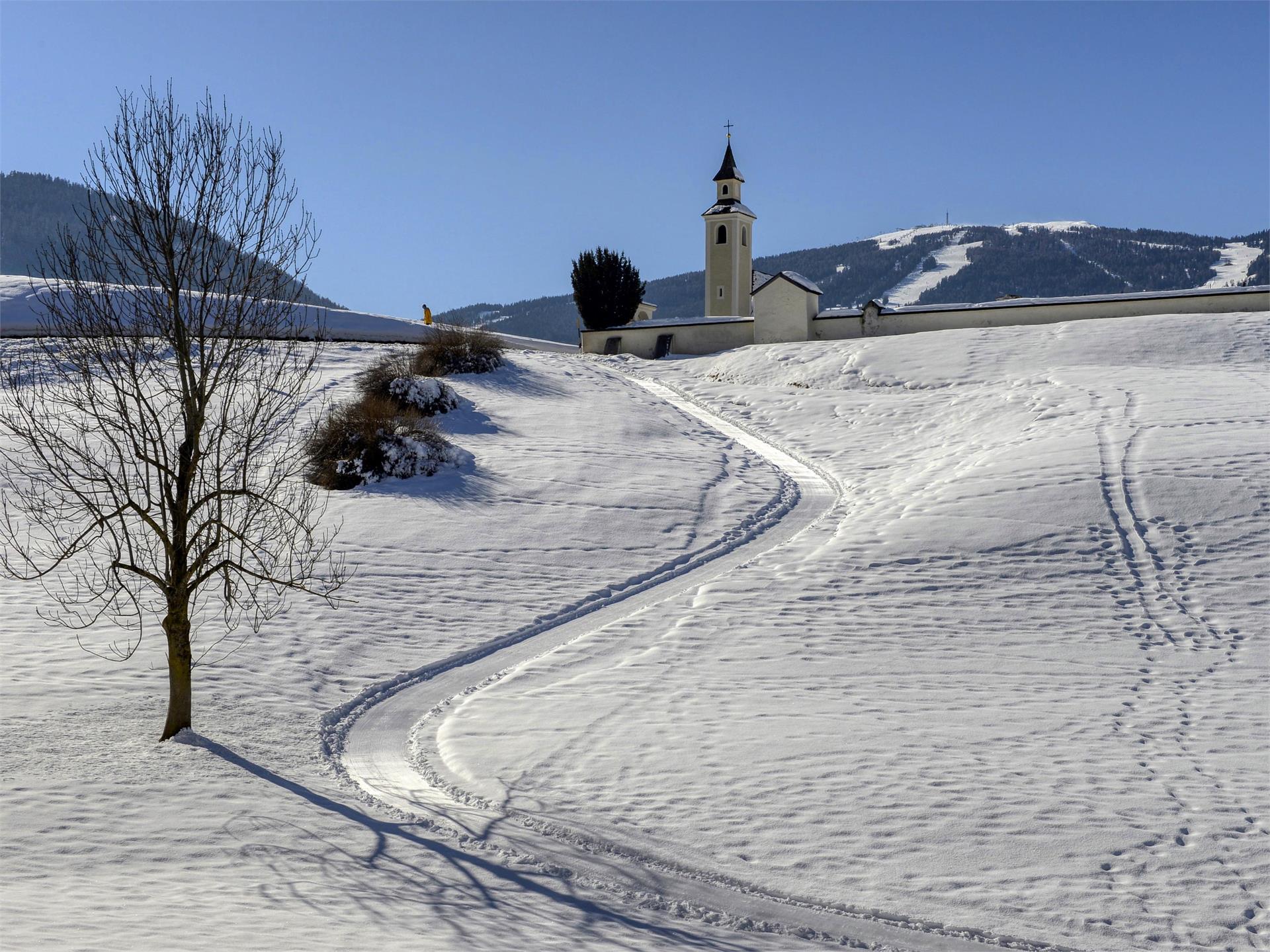 Winterwanderung Stausee Oberolang - Welsberg