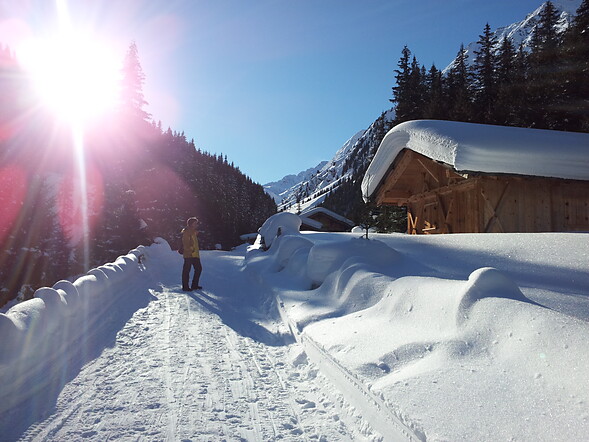 Hiking winter