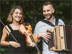 David Frank und Marc Perin - Livemusic at Christmas market Algund