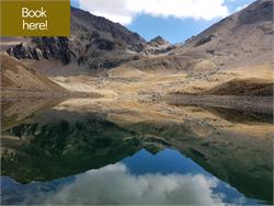 Guided circular hike to the Upi lake in the lonely Upi valley