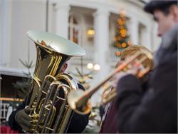 Mercatini Merano: Gruppo di ottoni della Banda Musicale di Maia Bassa