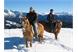 Horse riding in winter
