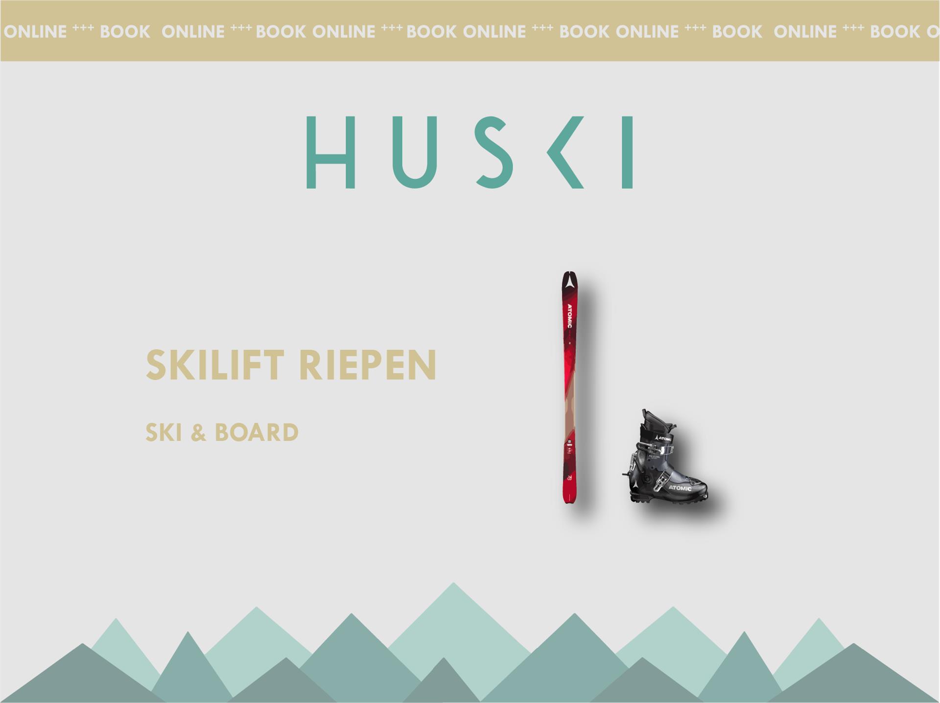 Huski Rent a Ski | Anterselva sciovia Riepen