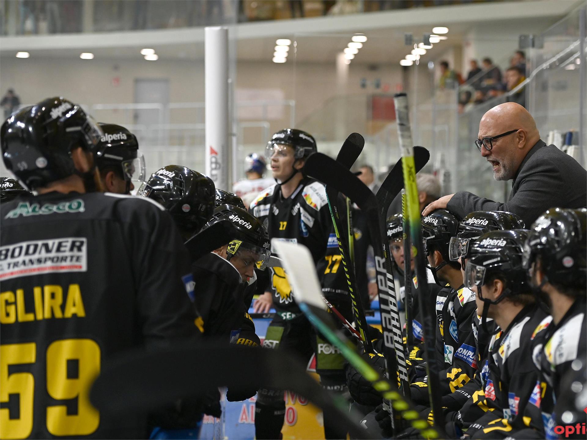 Eishockeyspiel: HC Pustertal - spusu Vienna Capitals