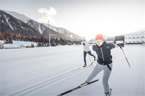 Cross country skiing in the Antholzertal