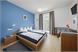 gold-blaue Ferienwohnung - Schlafzimmer