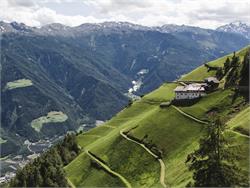 Naturno mountain spring on the Merano High Mountain Trail