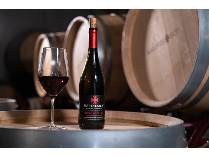 Pinot Noir gets his noble charachter not only from the grapes but from the best oak barrels too