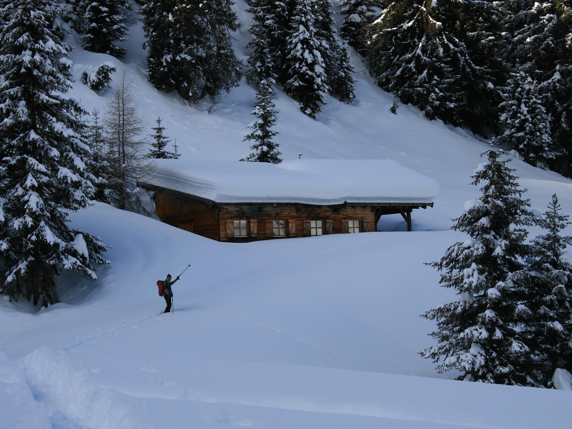 Winterwanderung von Maiern zur Unteren Gewingesalm