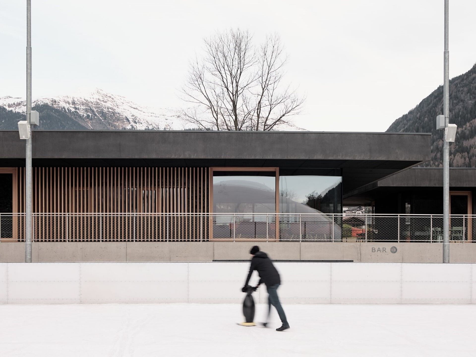 Ice rink in St. Martin/S. Martino