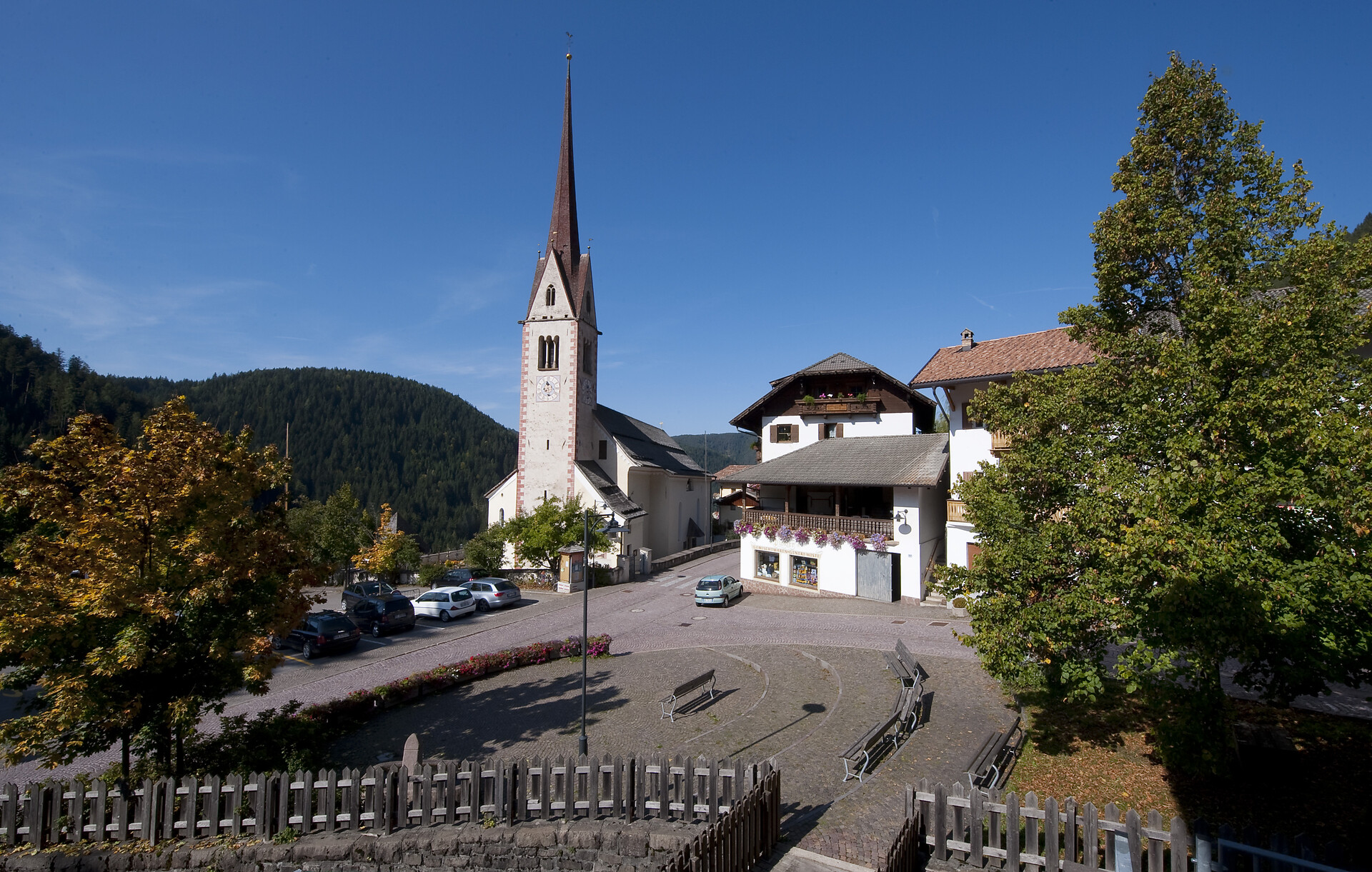 The St. Nicholas Parish Church in Ega