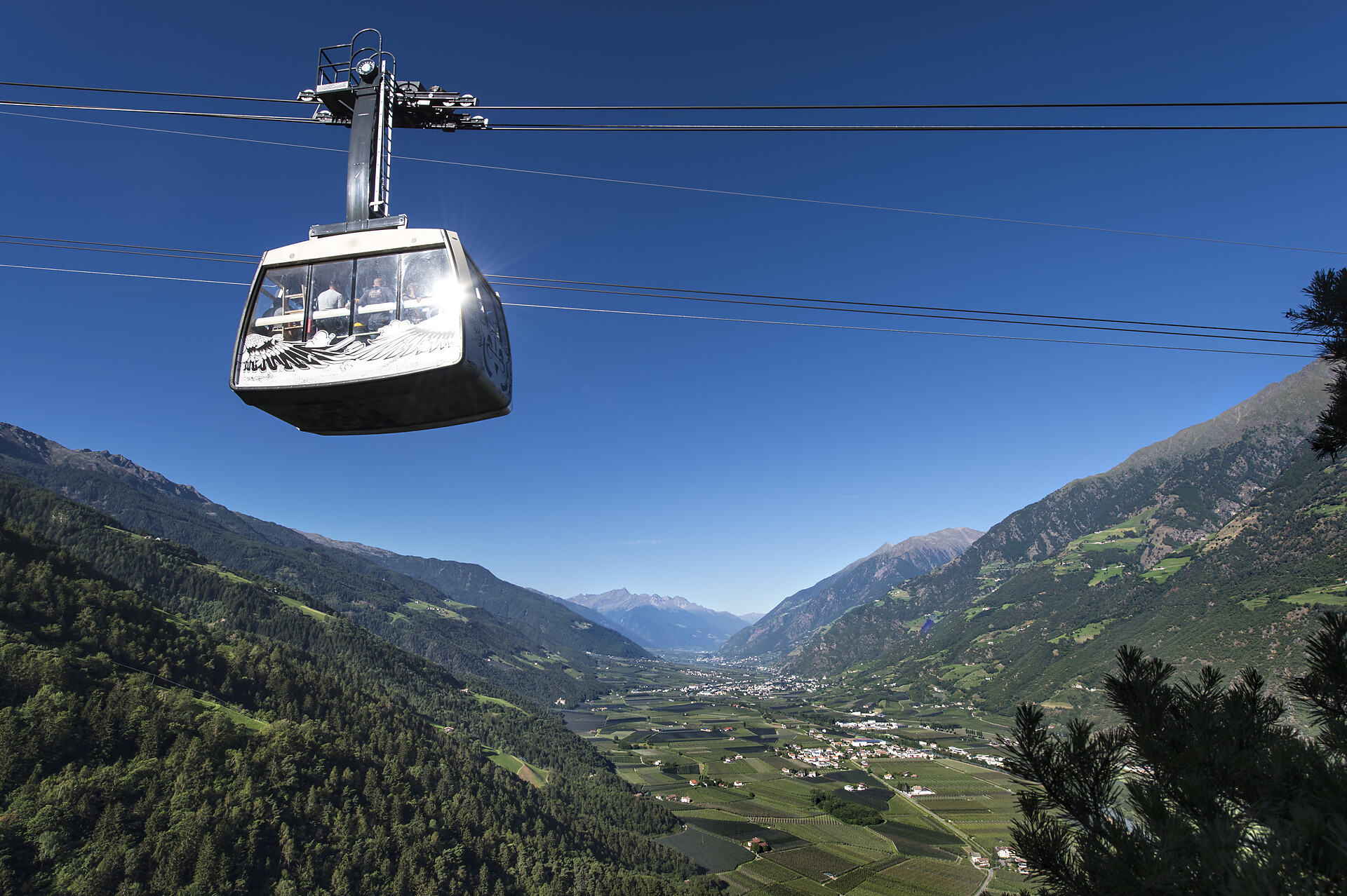 Bike-Highline-Meran/o starting point Partschins/Parcines