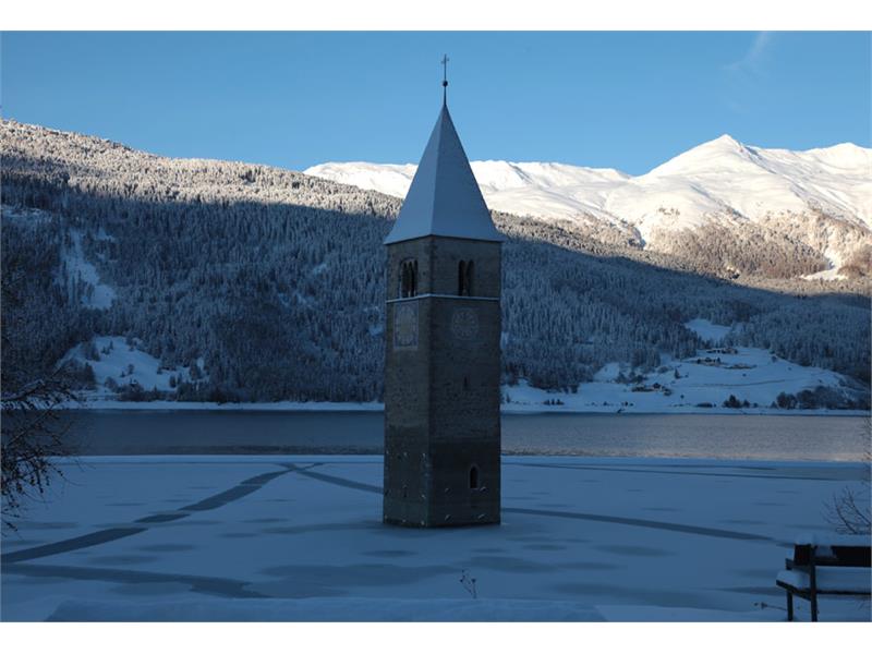 tower in the lake