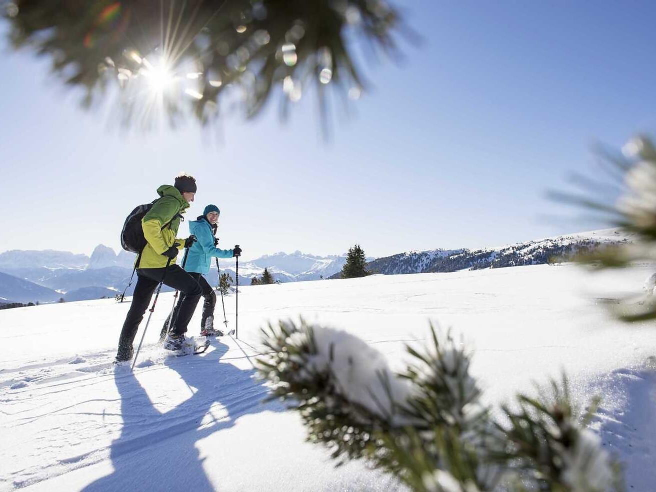 Scialpinismo: Partenza al parcheggio Kaser