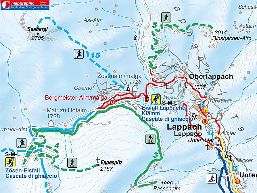 Schneeschuhtour Rinsbachalmen Lappach