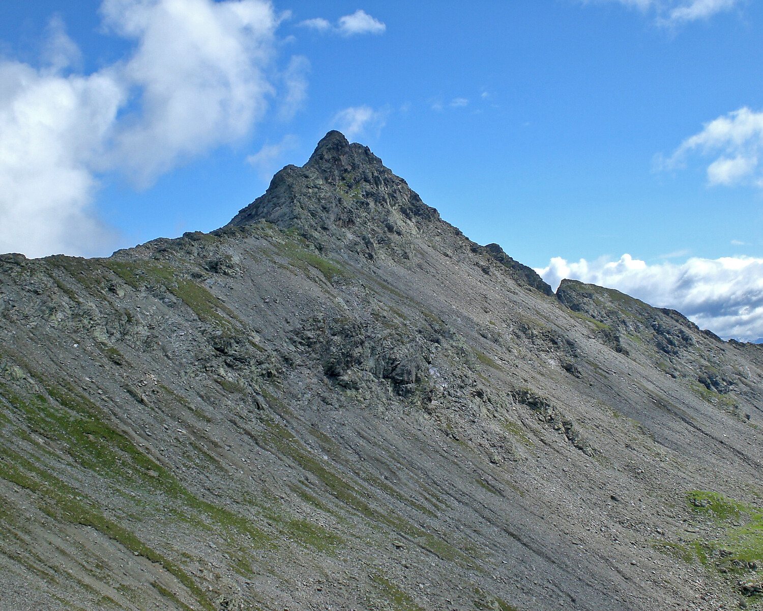 From the Penserjoch pass to the Tagewaldhorn