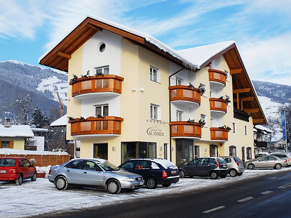 Albergo Klammer in inverno