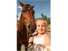 unsere Sophia mit Pferd Bruno