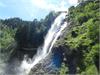 La cascata di Parcines dalla stazione a monte della Funivia Monte Tessa
