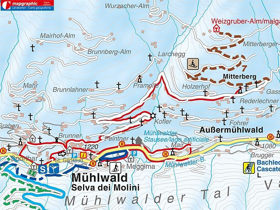 Winter walk - Selva dei Molini/Mühlwald Holzerhof