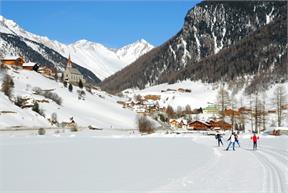 Cross-country ski-track at Riva di Tures / Rein in Taufers