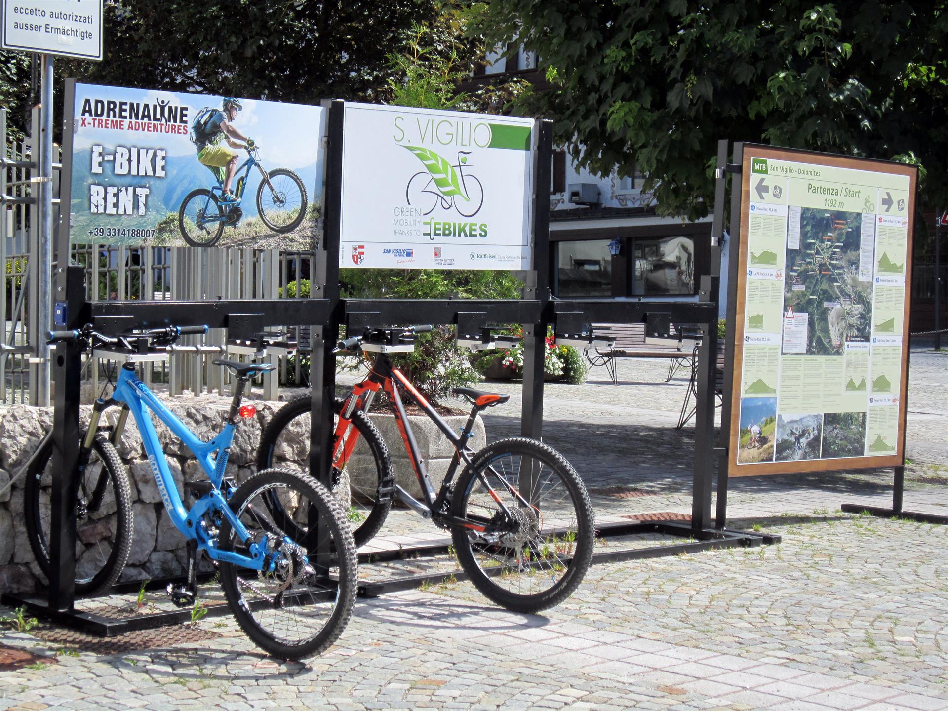 Stazione di ricarica e-bike Centro a San Vigilio