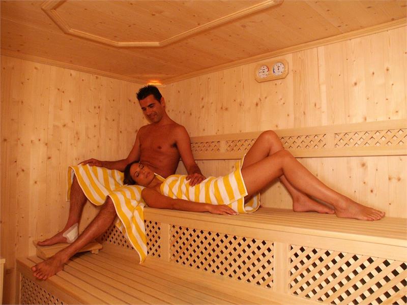 La sauna dell' hotel Stefaner