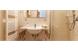 App. Nr. 5 - Bathroom with shower, WC, bidet, hairdryer and cosmetic mirror.
