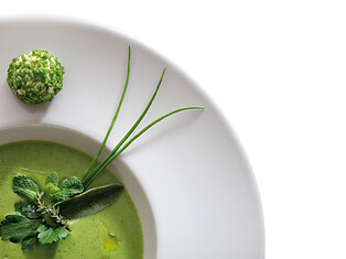 Kräuterrestaurant Arcana - Neunerlei Kräutersuppe