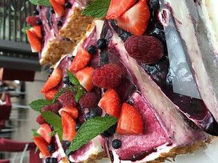 torta frutti di bsoco con ricotta