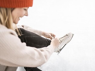 Ice skating