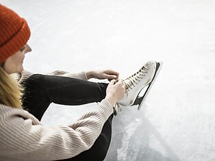Ice skating