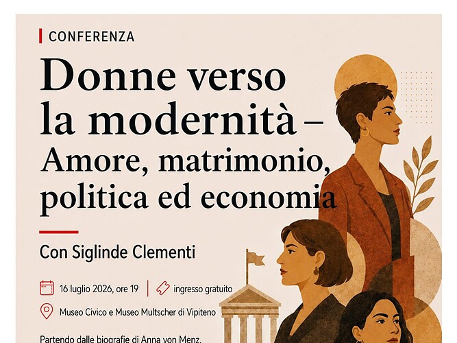 VORTRAG: Liebe, Ehe, Politik und Wirtschaft – Der Weg der Frauen in die Moderne