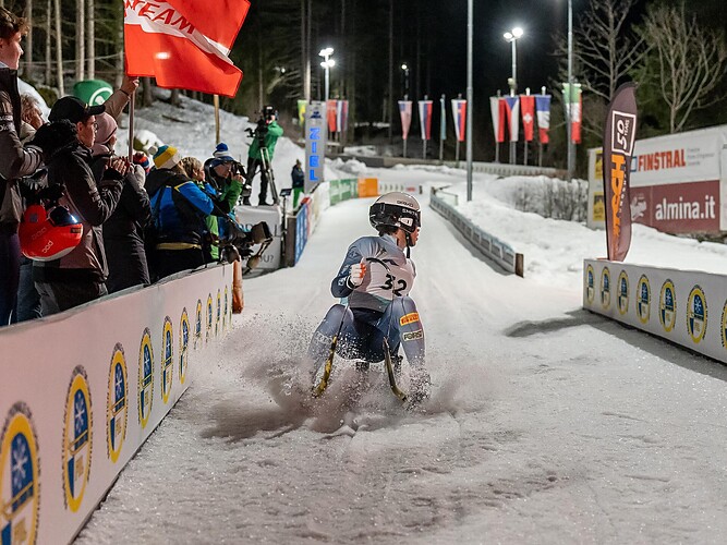 FIL Alpin Rodel Weltcup auf Naturbahn