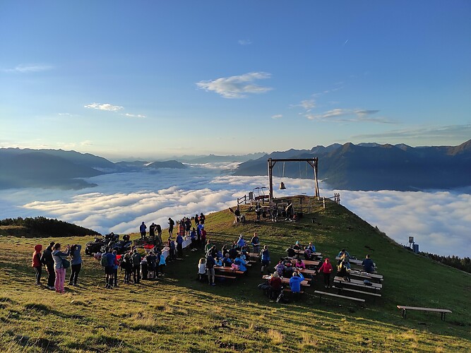 Concerto all'alba sul Monte Cavallo