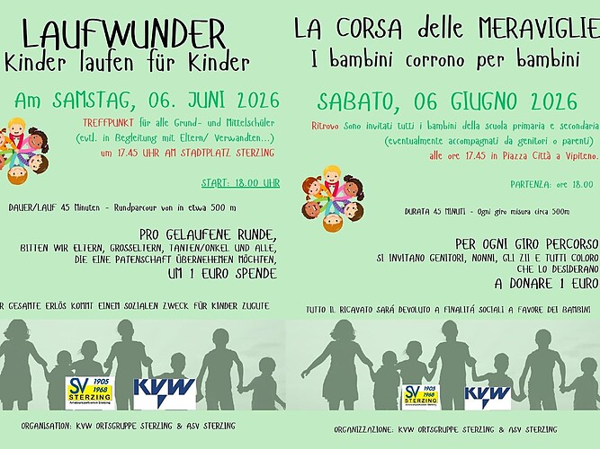 La corsa delle meraviglie - I bambini corrono per bambini