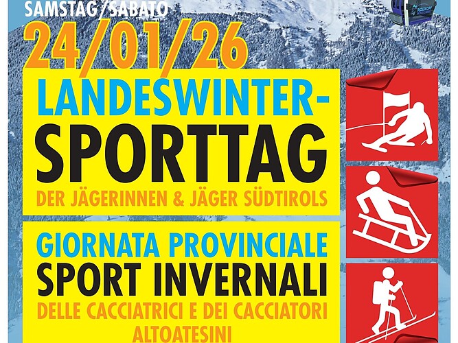 Giornata provinciale di sport invernali delle cacciatrici e dei cacciatori