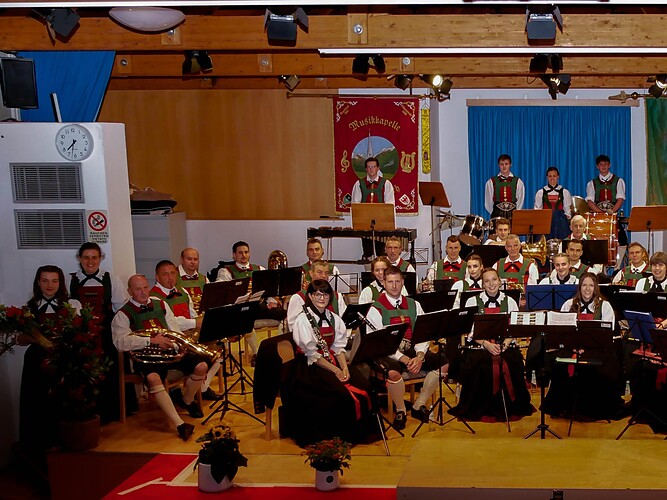 Spring concert of the Innerpfitsch band