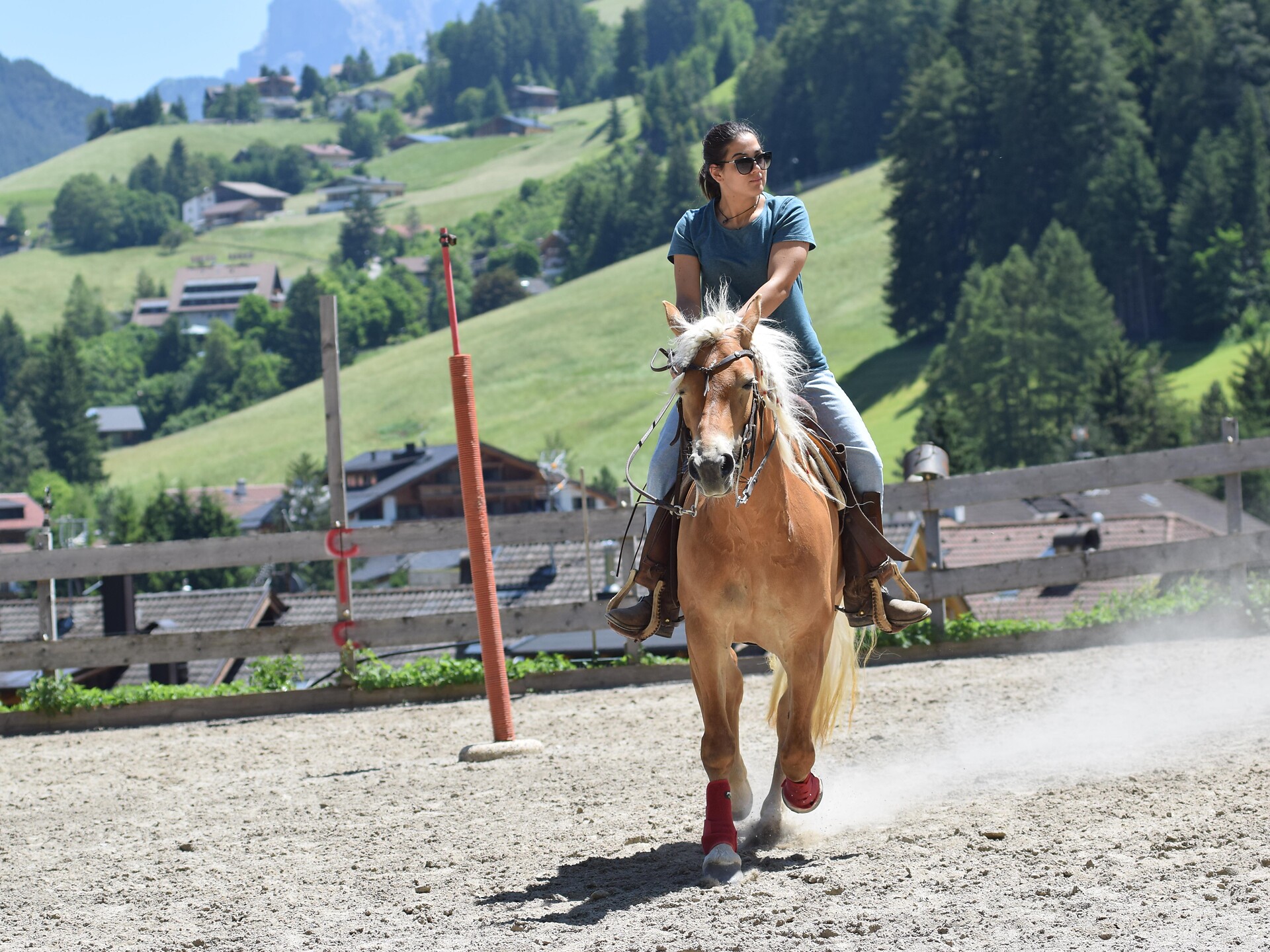 In sella ai cavalli: esperienza al centro di equitazione