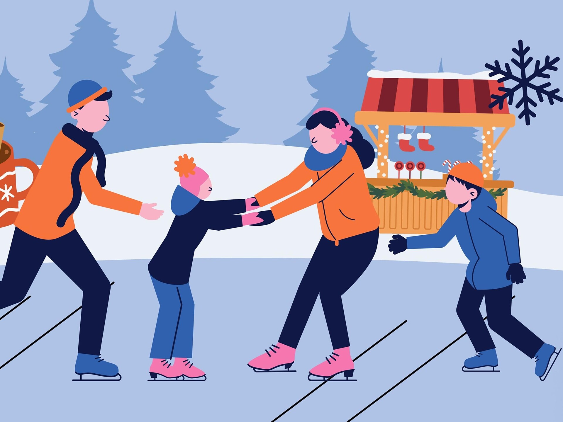 Mulled wine and ice skating