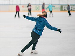 Ice Skating in Prato allo Stelvio