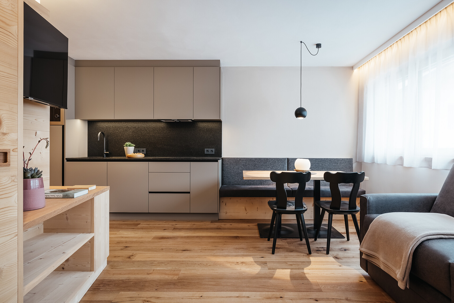 "Sassongher" two-room apartment