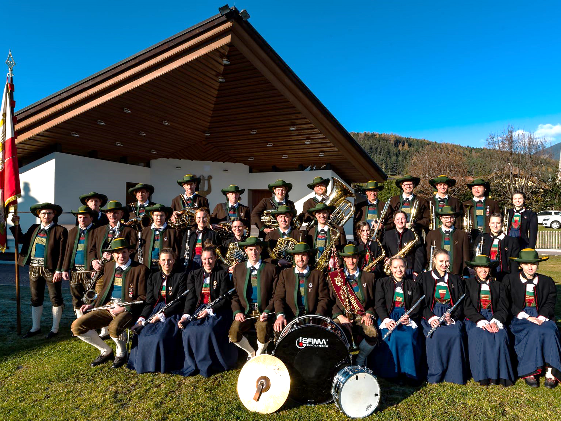 Concerto serale della banda musicale di Stegona